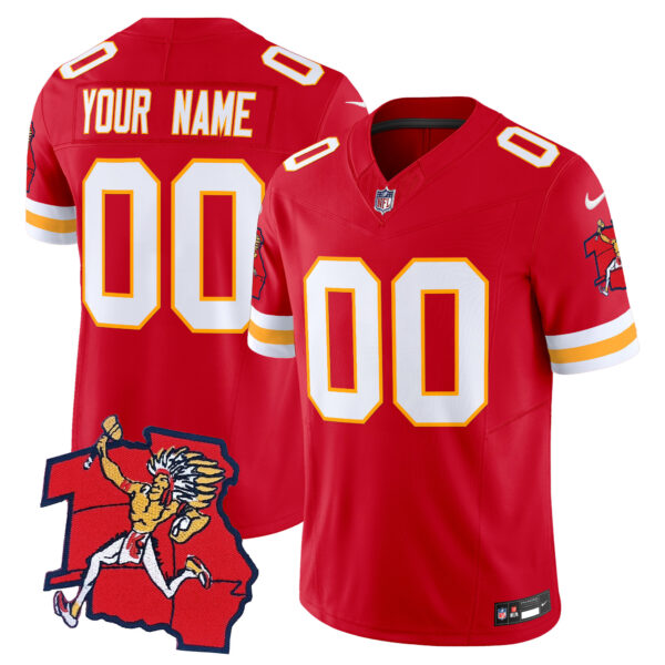 Chiefs 1963 Throwback Vapor Limited Custom Jersey - All Stitched - Image 3