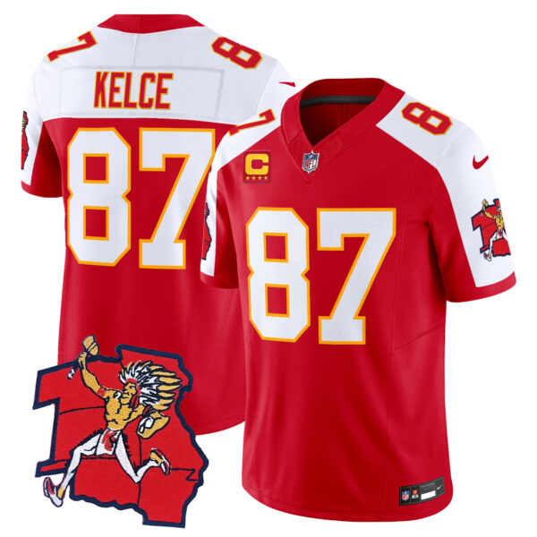 Men's Chiefs 1963 Throwback Vapor Limited Jersey - All Stitched - Image 2