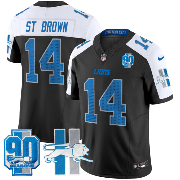 Men's Detroit Lion 1946 Throwback Vapor Limited Jersey - All Stitched - Image 31