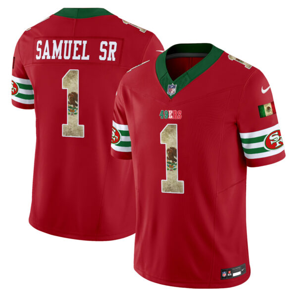 Men's 49ers Mexico Vapor Limited Jersey V4 - All Stitched - Image 13