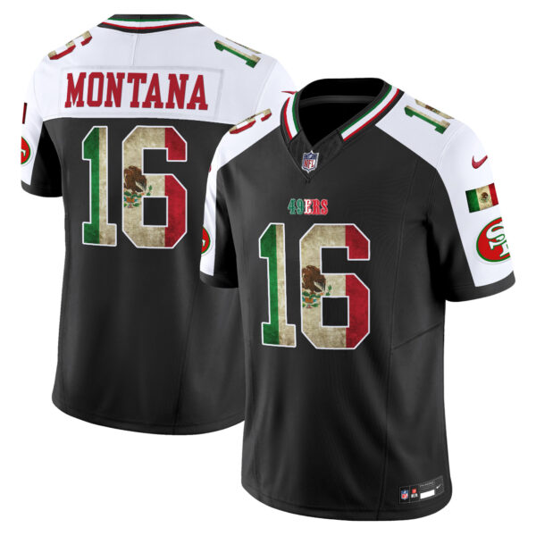 Men's 49ers Mexico Vapor Limited Jersey V4 - All Stitched - Image 48