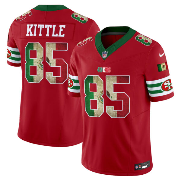 Men's 49ers Mexico Vapor Limited Jersey V4 - All Stitched - Image 15