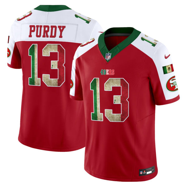 Men's 49ers Mexico Vapor Limited Jersey V4 - All Stitched - Image 54