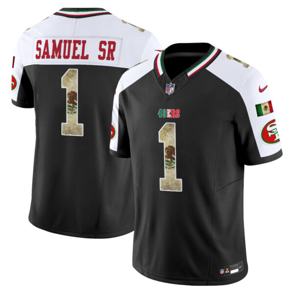 Men's 49ers Mexico Vapor Limited Jersey V4 - All Stitched - Image 43