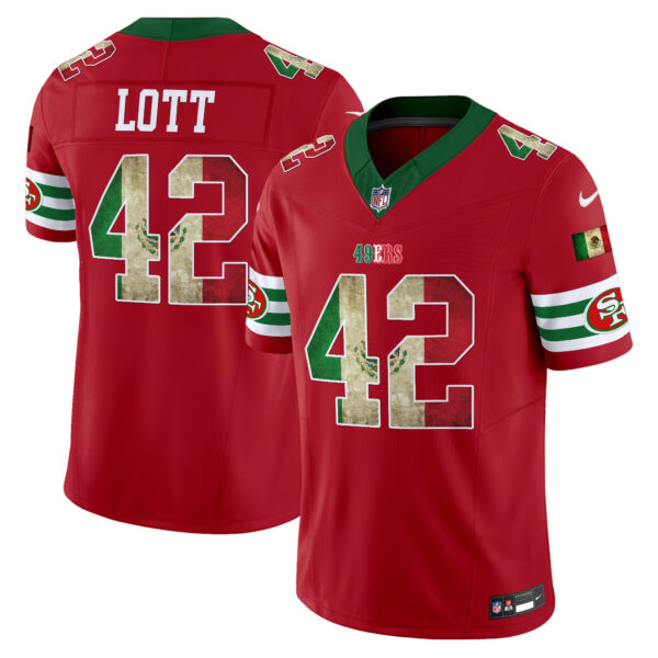 Men's 49ers Mexico Vapor Limited Jersey V4 - All Stitched - Image 19