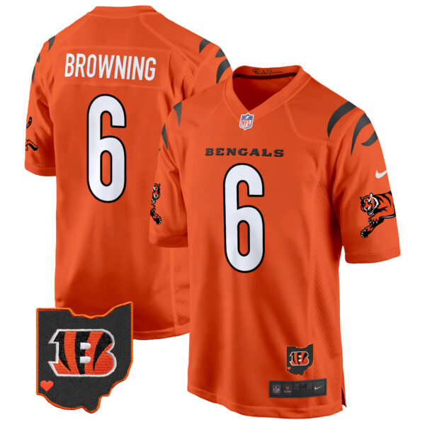 Men's Cincinnati Bengals 2024 Game Jersey - All Stitched - Image 27