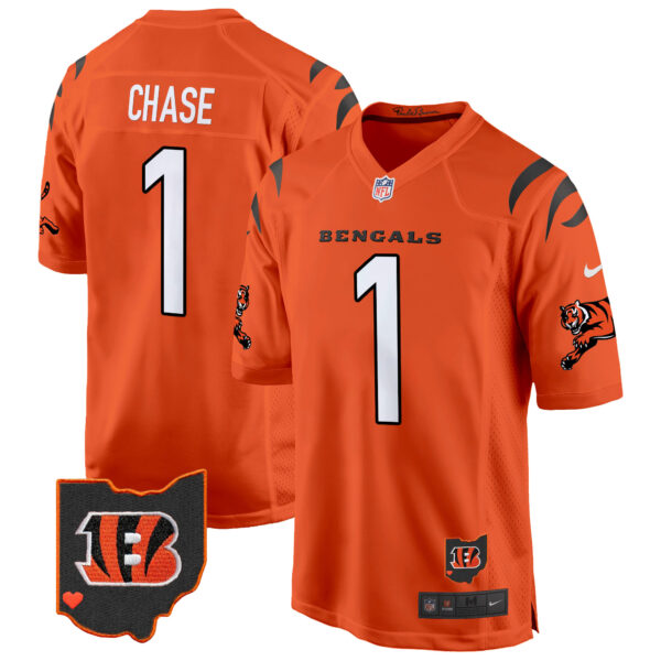 Men's Cincinnati Bengals 2024 Game Jersey - All Stitched - Image 23