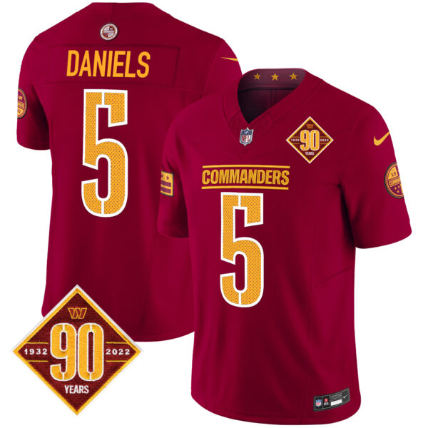 Men's Washington Commanders 90th Anniversary Vapor Limited Jersey V4 - All Stitched - Image 29