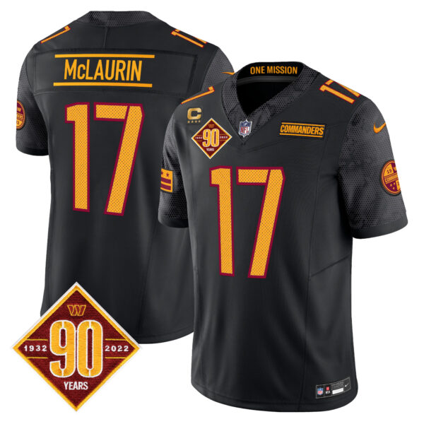 Men's Washington Commanders 90th Anniversary Vapor Limited Jersey V4 - All Stitched - Image 5