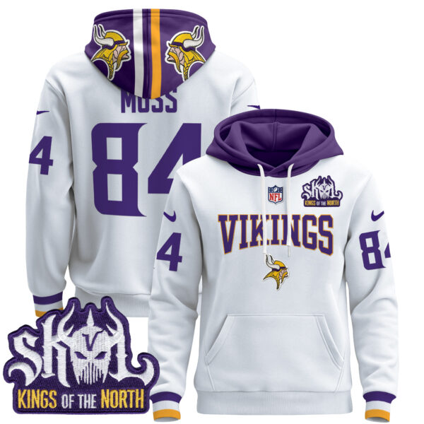 Men's Minnesota Vikings 2025 Pullover Hoodie V2 - All Stitched - Image 36