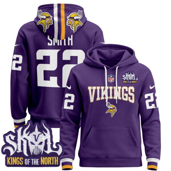 Men's Minnesota Vikings 2025 Pullover Hoodie V2 - All Stitched - Image 25