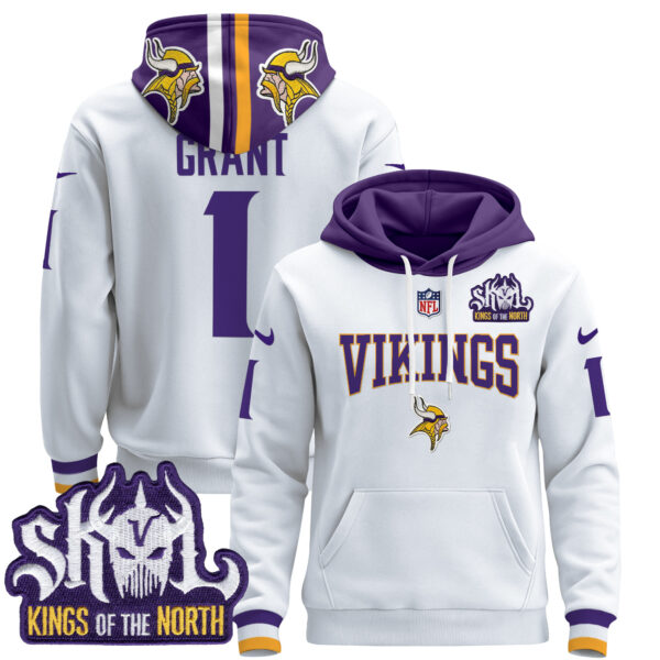Men's Minnesota Vikings 2025 Pullover Hoodie V2 - All Stitched - Image 33