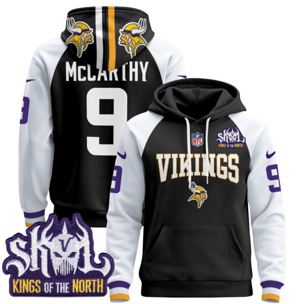 Men's Minnesota Vikings 2025 Pullover Hoodie V2 - All Stitched - Image 10