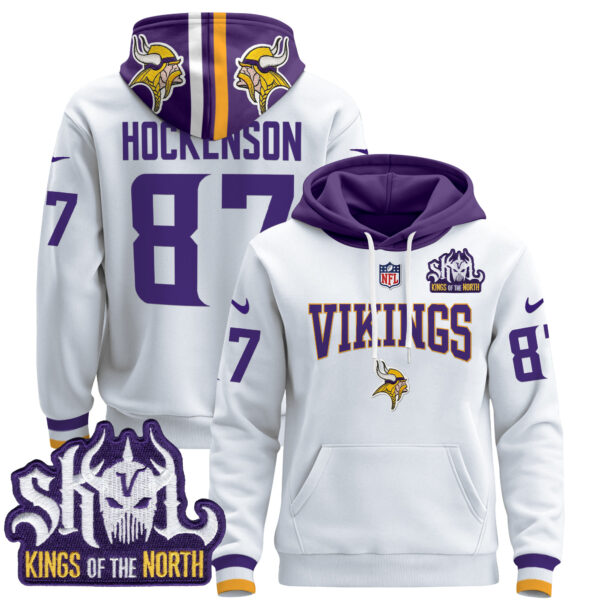 Men's Minnesota Vikings 2025 Pullover Hoodie V2 - All Stitched - Image 35
