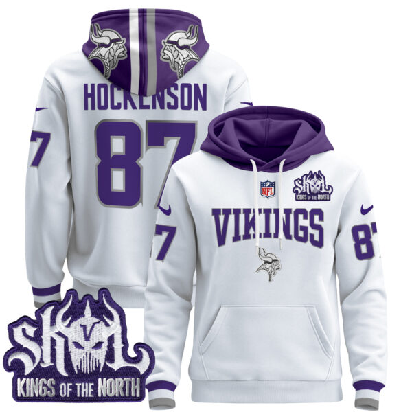 Men's Minnesota Vikings 2025 Pullover Hoodie V2 - All Stitched - Image 44