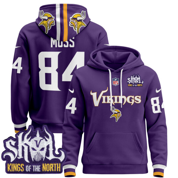 Men's Minnesota Vikings 2025 Pullover Hoodie V3 - All Stitched - Image 27
