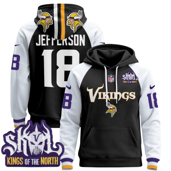Men's Minnesota Vikings 2025 Pullover Hoodie V3 - All Stitched - Image 12