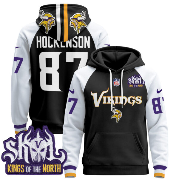 Men's Minnesota Vikings 2025 Pullover Hoodie V3 - All Stitched - Image 17