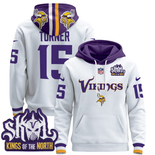 Men's Minnesota Vikings 2025 Pullover Hoodie V3 - All Stitched - Image 31