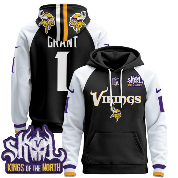 Men's Minnesota Vikings 2025 Pullover Hoodie V3 - All Stitched - Image 15