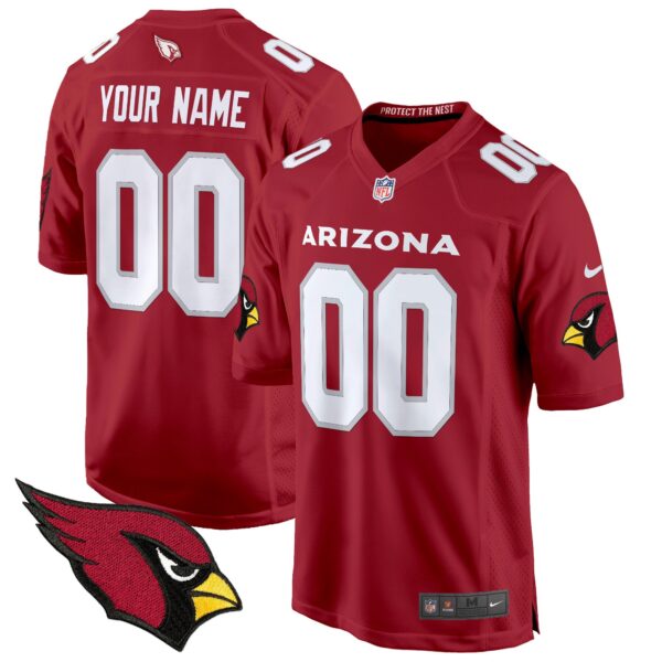 Arizona Cardinals 2024 Game Custom Jersey - All Stitched - Image 4