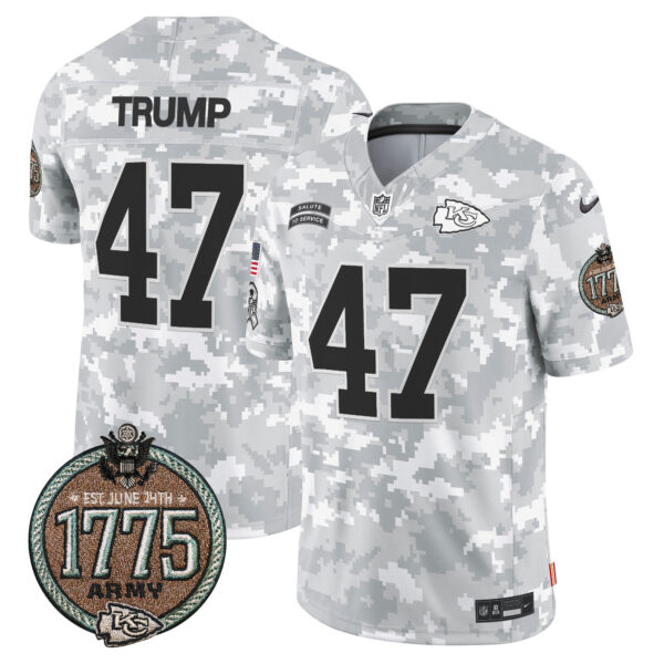 Men's Chiefs 2024 Salute to Service Establishment Year Patch Vapor Limited Jersey - All Stitched - Image 16