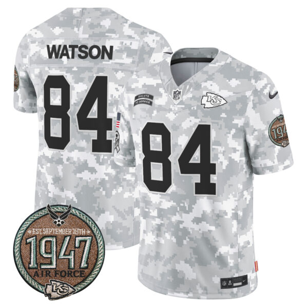 Men's Chiefs 2024 Salute to Service Establishment Year Patch Vapor Limited Jersey - All Stitched - Image 21