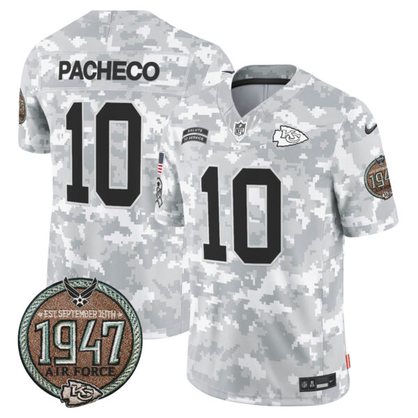 Men's Chiefs 2024 Salute to Service Establishment Year Patch Vapor Limited Jersey - All Stitched - Image 20