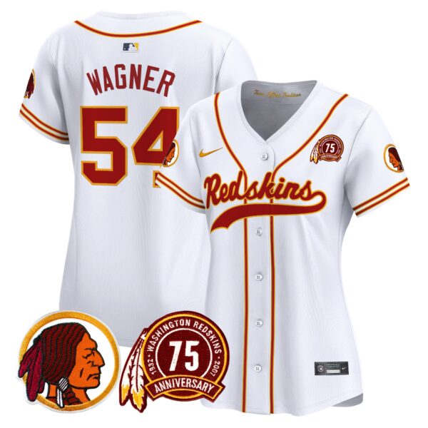 Women's Washington Redskins 75th Patch Throwback Vapor Premier Limited Jersey - All Stitched - Image 36