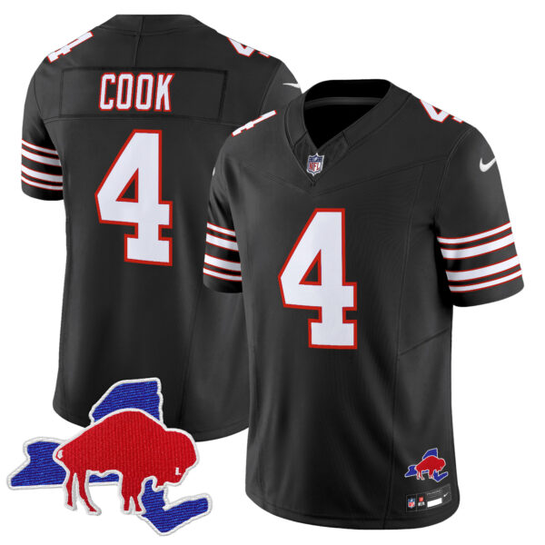 Men's Bills Throwback 2024 Vapor Limited Jersey - All Stitched - Image 14