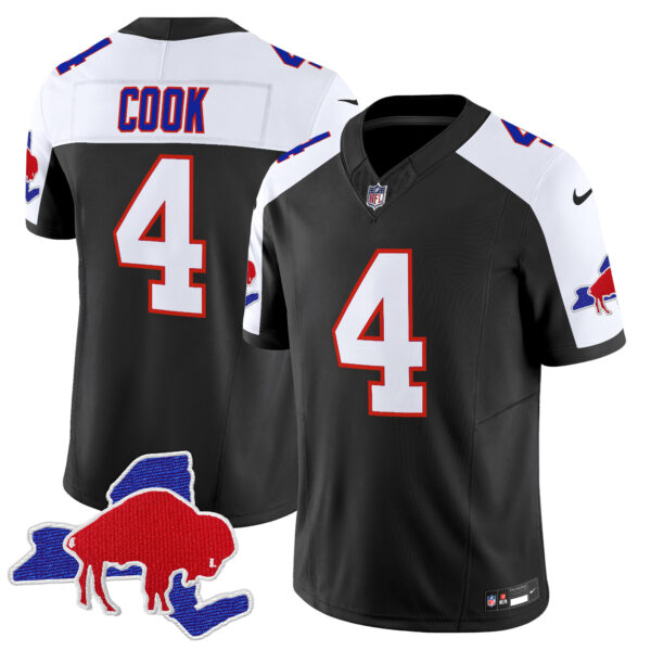 Men's Bills Throwback 2024 Vapor Limited Jersey - All Stitched - Image 20