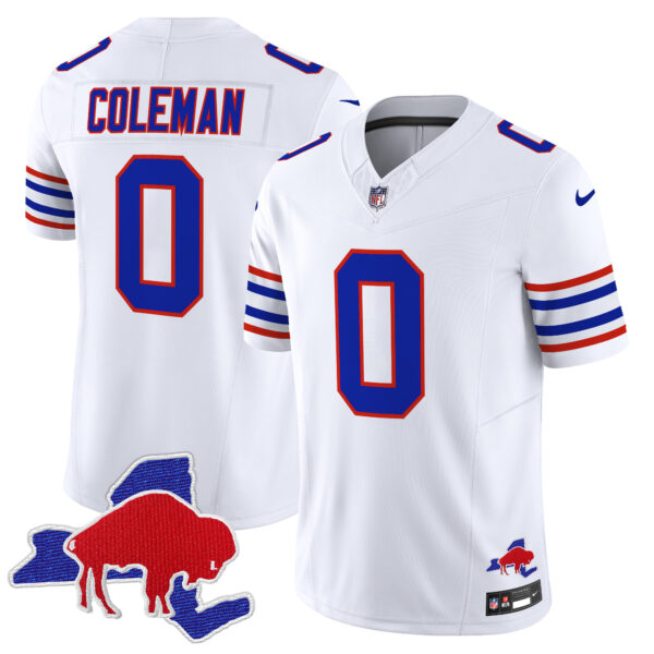 Men's Bills Throwback 2024 Vapor Limited Jersey - All Stitched - Image 9