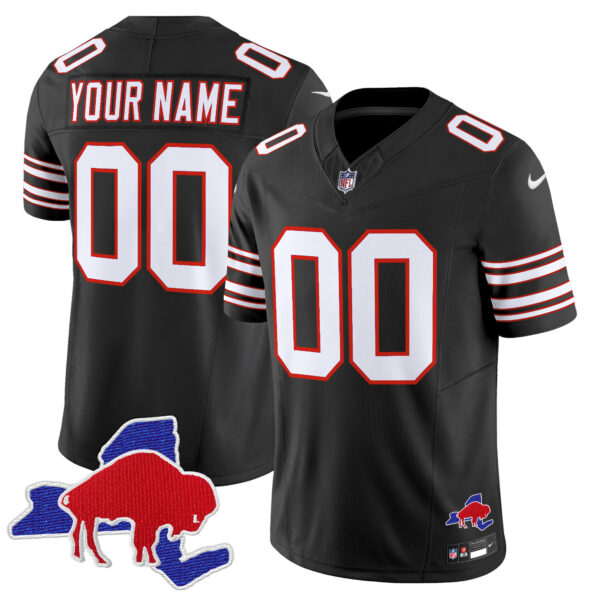 Bills Throwback 2024 Vapor Limited Custom Jersey - All Stitched - Image 3
