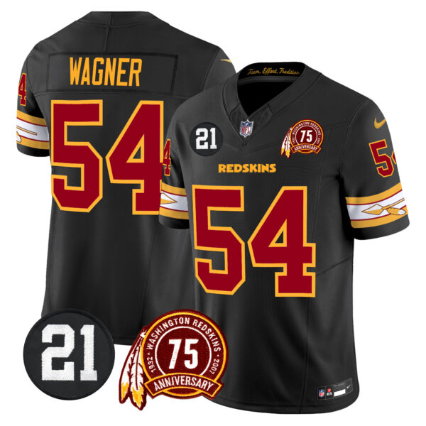 Men's Washington Redskins 75th & Sean Taylor Patch Vapor Limited Jersey V2 - All Stitched - Image 21