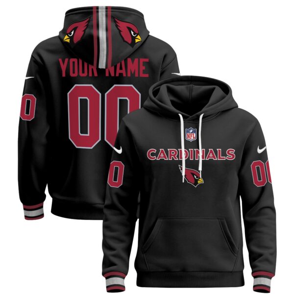 Arizona Cardinals 2024 Custom Pullover Hoodie V3 - All Stitched - Image 3