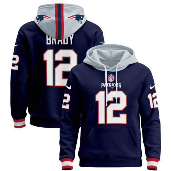 Men's New England Patriots 2024 Pullover Hoodie - All Stitched - Image 12