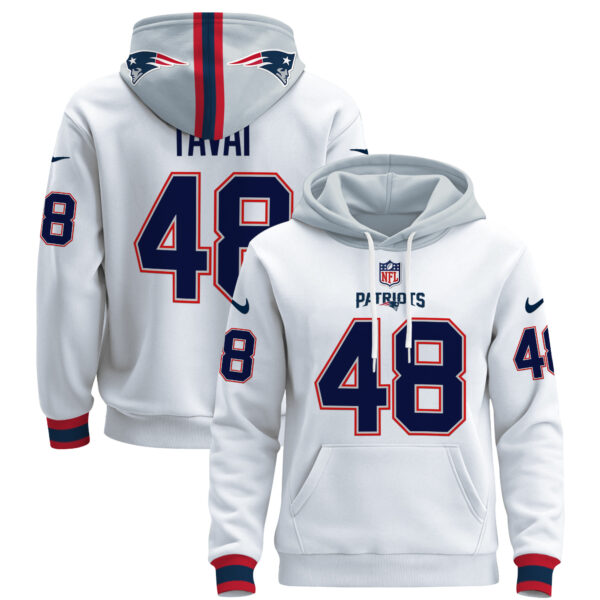 Men's New England Patriots 2024 Pullover Hoodie - All Stitched - Image 4