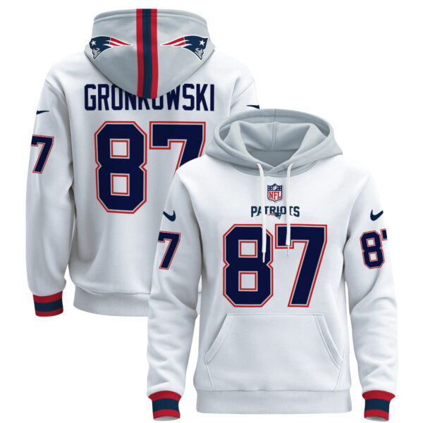 Men's New England Patriots 2024 Pullover Hoodie - All Stitched - Image 6