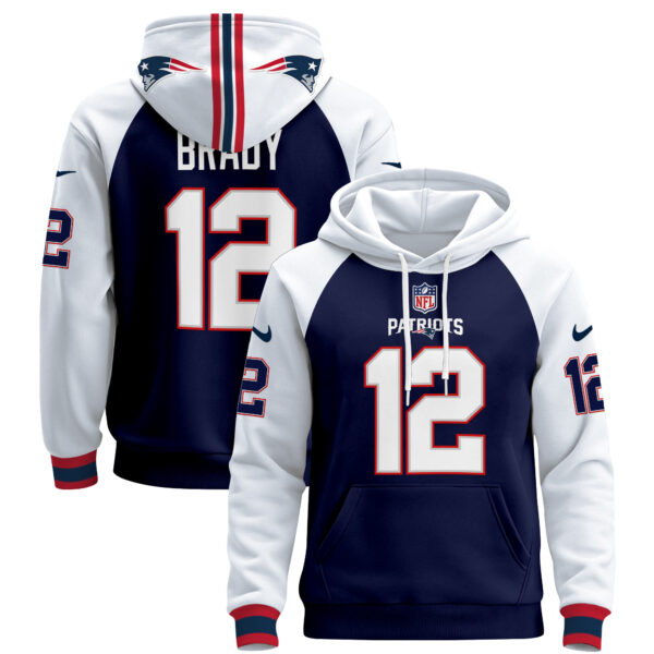 Men's New England Patriots 2024 Pullover Hoodie - All Stitched - Image 26