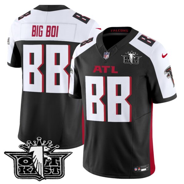 Men's Outkast x Atlanta Falcons 2024 Vapor Limited Jersey V2 - All Stitched - Image 9