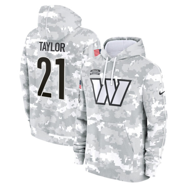 Washington Commanders 2024 Salute to Service Fleece Pullover Hoodie - All stitched - Image 6