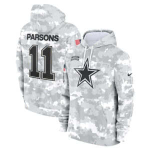 Dallas Cowboys 2024 Salute to Service Fleece Pullover Hoodie - All stitched