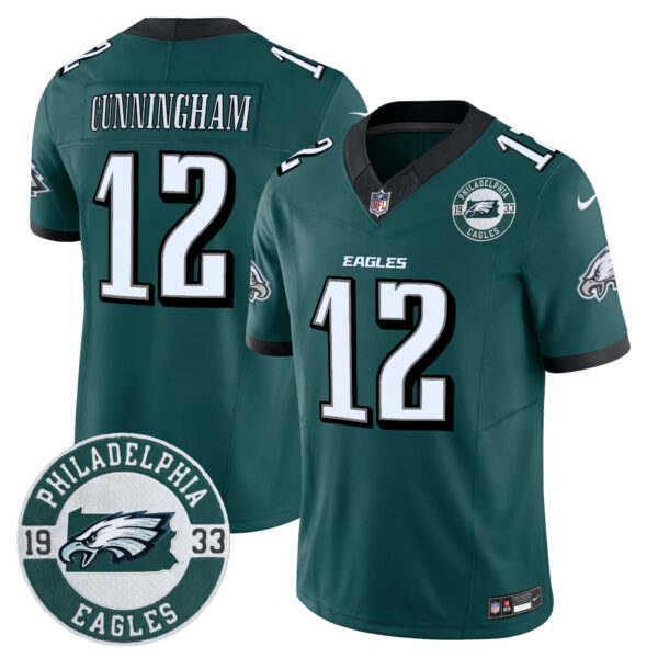 Men's Eagles 2024 Vapor Limited Jersey - Est. 1933 Patch - All Stitched - Image 6