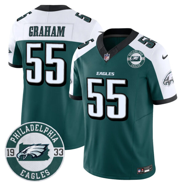 Men's Eagles 2024 Vapor Limited Jersey - Est. 1933 Patch - All Stitched - Image 31