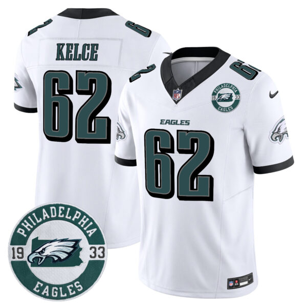 Men's Eagles 2024 Vapor Limited Jersey - Est. 1933 Patch - All Stitched - Image 12