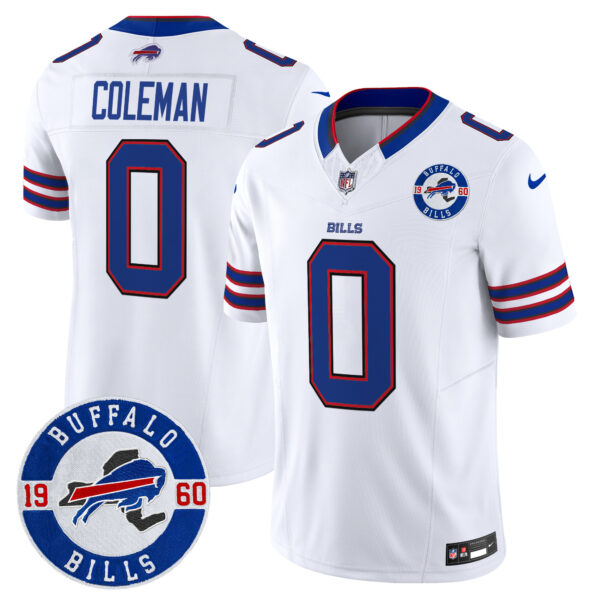 Men's Buffalo Bills 2024 Vapor Limited Jersey - Est. 1960 Patch - All Stitched - Image 39