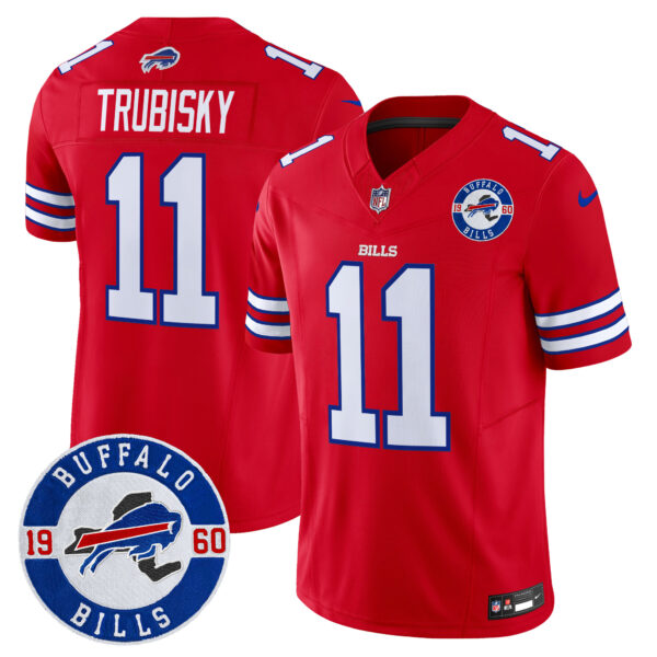 Men's Buffalo Bills 2024 Vapor Limited Jersey - Est. 1960 Patch - All Stitched - Image 27