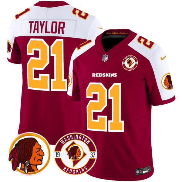 Men's Washington Redskins 2024 Vapor Limited Jersey - Est. 1937 Patch - All Stitched - Image 7