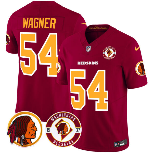 Men's Washington Redskins 2024 Vapor Limited Jersey - Est. 1937 Patch - All Stitched - Image 31