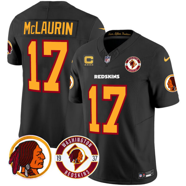 Men's Washington Redskins 2024 Vapor Limited Jersey - Est. 1937 Patch - All Stitched - Image 23